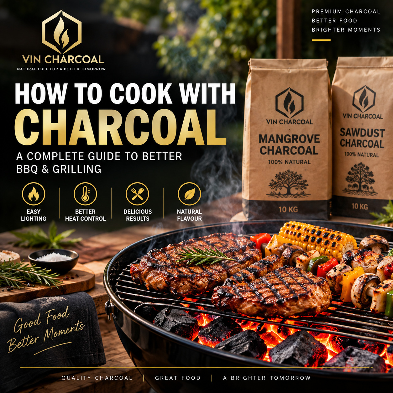How to Cook with Charcoal: A Complete Guide to Better BBQ & Grilling
