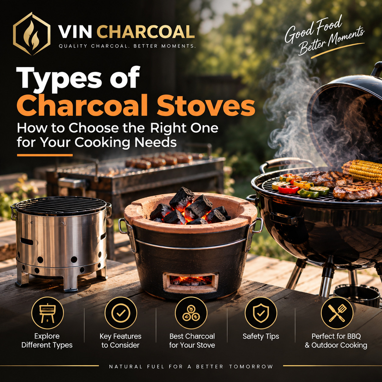 Types of Charcoal Stoves: How to Choose the Right One for Your Cooking Needs